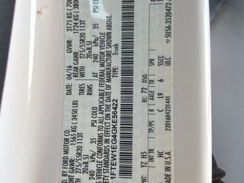 Used 2016 Ford F150 Lariat w/ Equipment Group 501A Mid image 24