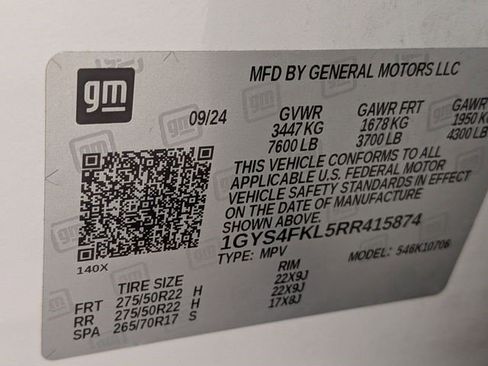 Certified 2024 Cadillac Escalade Sport w/ LPO, ONYX Package AWD/4WD image 30