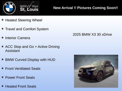 Used 2025 BMW X3 xDrive30i AWD/4WD image 13