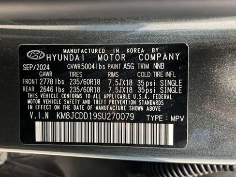 Used 2025 Hyundai Tucson SEL AWD/4WD image 27