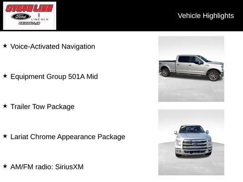 Used 2015 Ford F150 Lariat AWD/4WD image 7