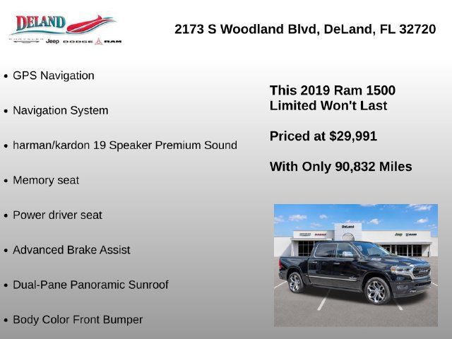 Used 2019 RAM 1500 Limited AWD/4WD image 15