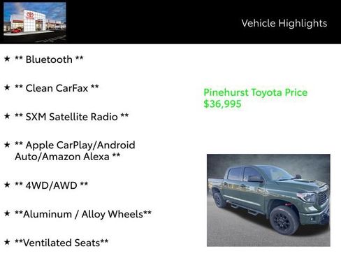 Used 2021 Toyota Tundra 1794 Edition w/ TRD Off-Road Package image 7