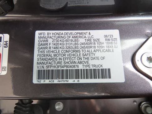 Certified 2023 Honda Ridgeline RTL image 28