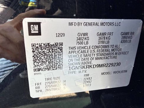 Used 2021 Chevrolet Tahoe RST w/ Luxury Package image 49