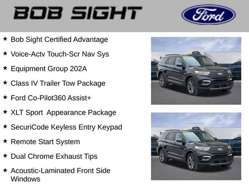 Used 2024 Ford Explorer XLT w/ Equipment Group 202A AWD/4WD image 3