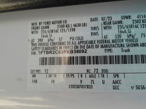 Used 2023 Ford Transit 250 Medium Roof AWD image 39
