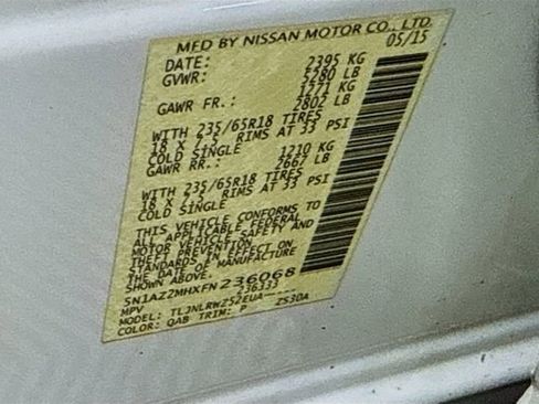 Used 2015 Nissan Murano SL image 32