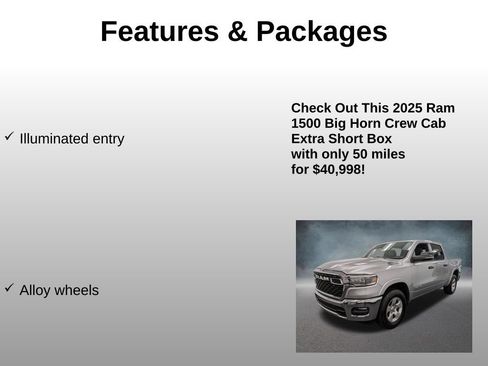 Used 2025 RAM 1500 Big Horn AWD/4WD image 8