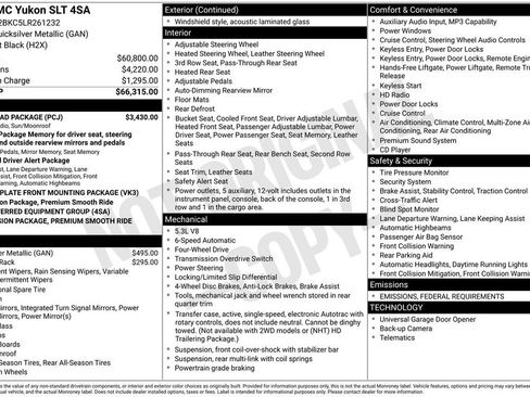 Used 2020 GMC Yukon SLT w/ Open Road Package image 37