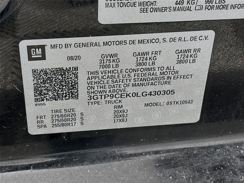 Used 2020 GMC Sierra 1500 Elevation w/ Elevation Value Package AWD/4WD image 22