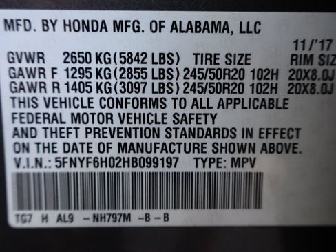 Used 2017 Honda Pilot Elite image 49