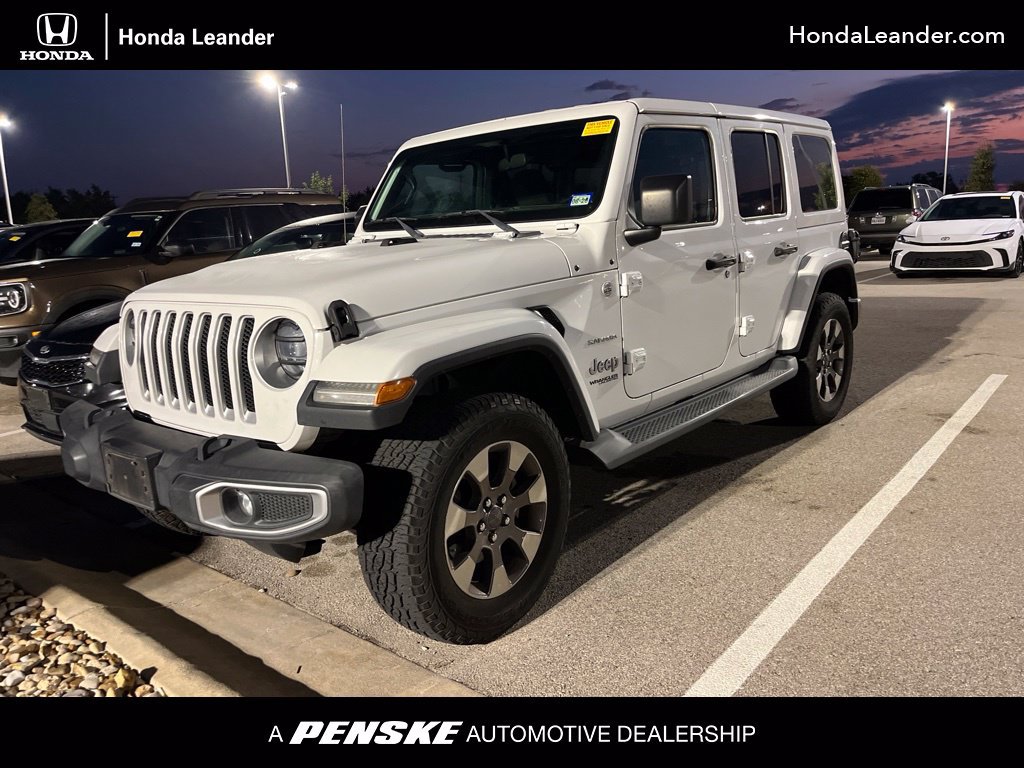 Used 2018 Jeep Wrangler Unlimited Sahara AWD/4WD image 1