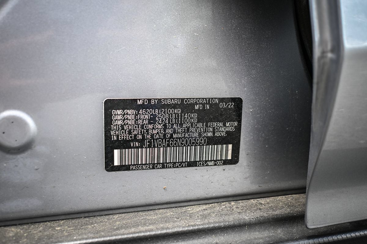 Used 2022 Subaru WRX Premium AWD/4WD image 20
