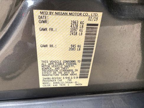 Used 2019 Nissan Altima 2.5 SL FWD image 35
