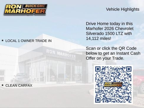 Used 2026 Chevrolet Silverado 1500 LTZ w/ LTZ Convenience Package II AWD/4WD image 15