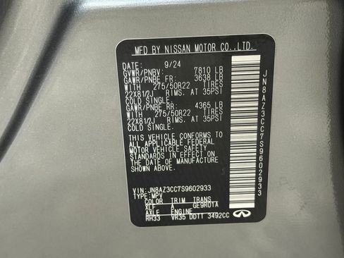 Used 2025 INFINITI QX80 Autograph AWD/4WD image 25