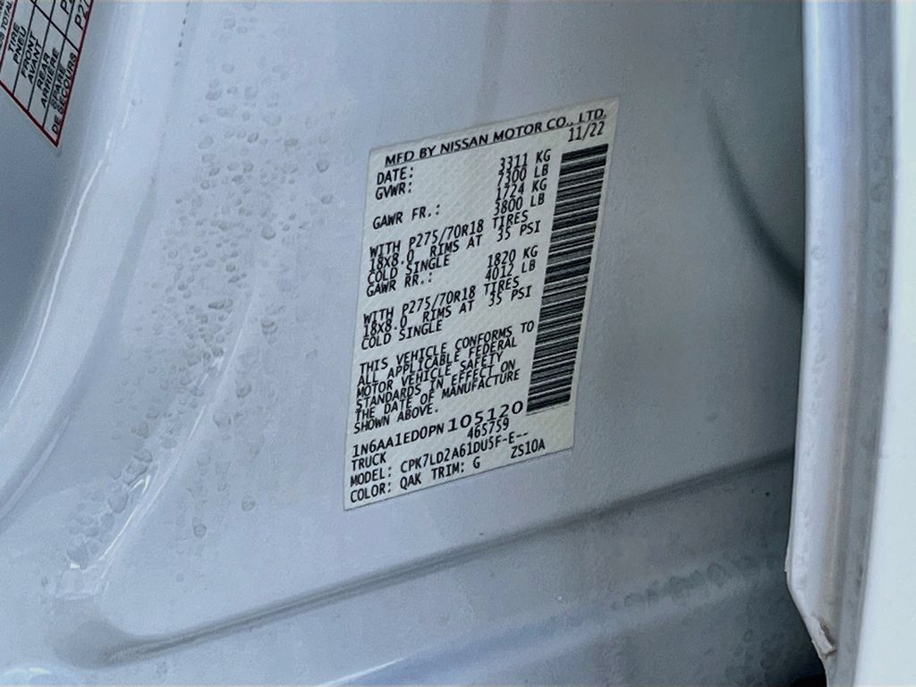 Used 2023 Nissan Titan PRO-4X w/ Pro-4x Convenience Package AWD/4WD image 31