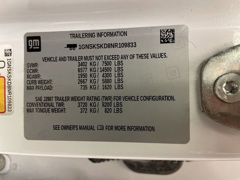 Used 2022 Chevrolet Tahoe Premier w/ Max Trailering Package image 31