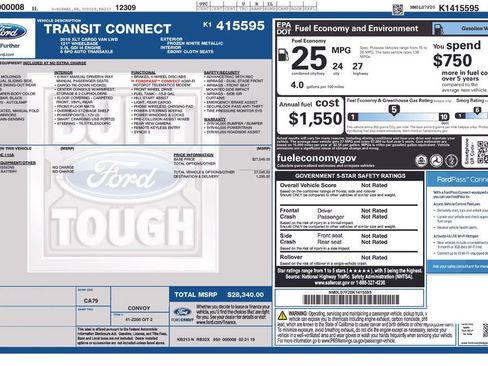 Used 2019 Ford Transit Connect XLT image 35