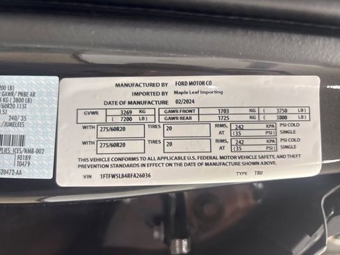 Used 2024 Ford F150 Lariat w/ Equipment Group 502A High image 27