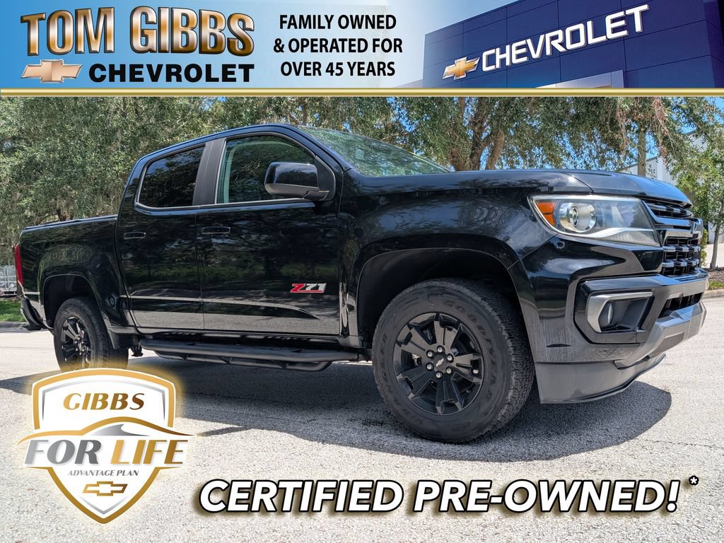 Used 2021 Chevrolet Colorado Z71 w/ Z71 Midnight Edition RWD image 1