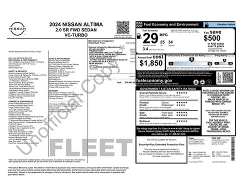 Used 2024 Nissan Altima 2.0 SR image 5