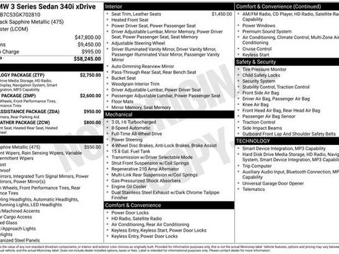 Used 2016 BMW 340i xDrive Sedan image 21