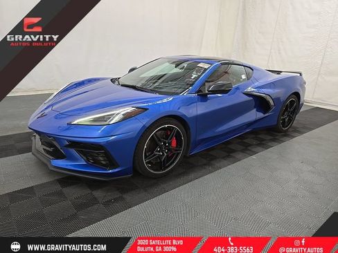 Used 2021 Chevrolet Corvette Stingray Preferred Cpe w/ Z51 Performance Package RWD image 1