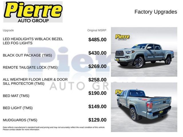 Used 2023 Toyota Tacoma TRD Sport w/ Black Out Package (TMS) AWD/4WD image 14