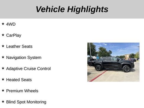 Used 2024 Toyota Tacoma TRD Off-Road w/ TRD Off Road Premium Package AWD/4WD image 5
