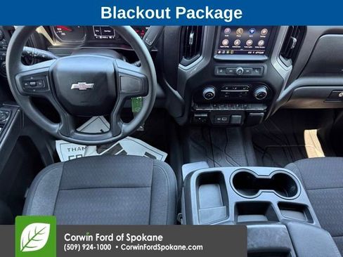 Used 2022 Chevrolet Silverado 1500 Custom w/ LPO, Blackout Package AWD/4WD image 3