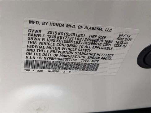 Used 2019 Honda Pilot LX image 25