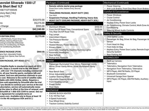 Used 2012 Chevrolet Silverado 1500 LT w/ All-Star Edition AWD/4WD image 10
