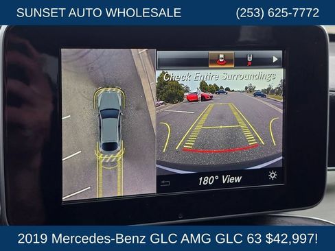Used 2019 Mercedes-Benz GLC 63 AMG 4MATIC Coupe w/ Parking Assist Package image 42