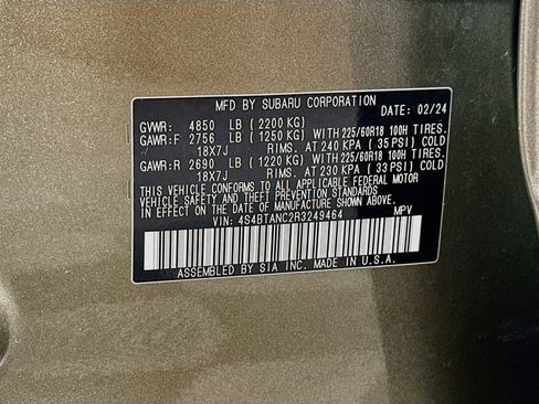 Used 2024 Subaru Outback Limited AWD/4WD image 32