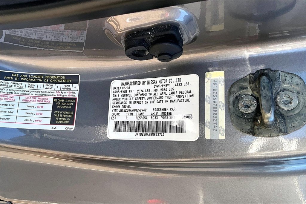 Used 2008 Nissan 350Z Grand Touring RWD image 32