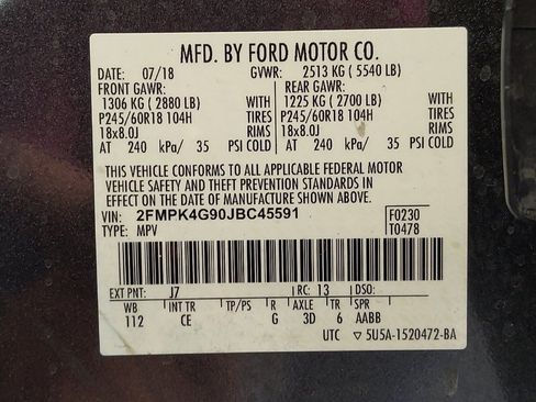 Used 2018 Ford Edge SE AWD/4WD image 33