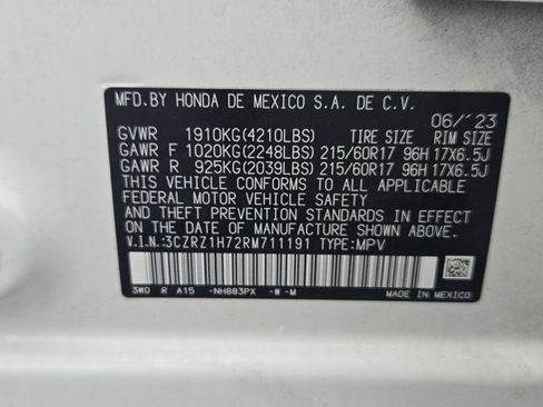 Used 2024 Honda HR-V EX-L image 26