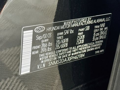 Used 2023 Hyundai Santa Fe SEL w/ Cargo Package AWD/4WD image 16