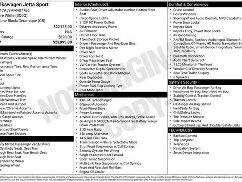 Used 2017 Volkswagen Jetta Sport FWD image 7