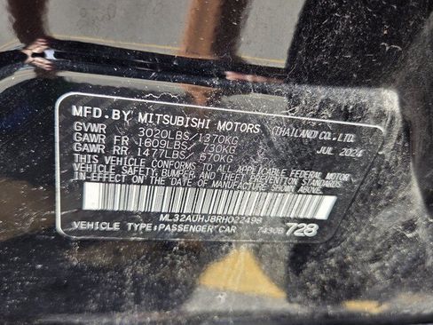 Used 2024 Mitsubishi Mirage ES FWD image 16