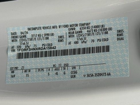 New 2024 Ford F350 XL w/ Snow Plow Prep Package image 16