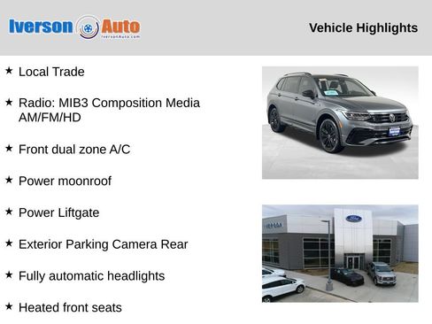 Used 2022 Volkswagen Tiguan SE R-Line AWD/4WD image 2