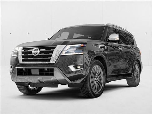 Used 2021 Nissan Armada SL w/ Captain's Chairs Package RWD image 1