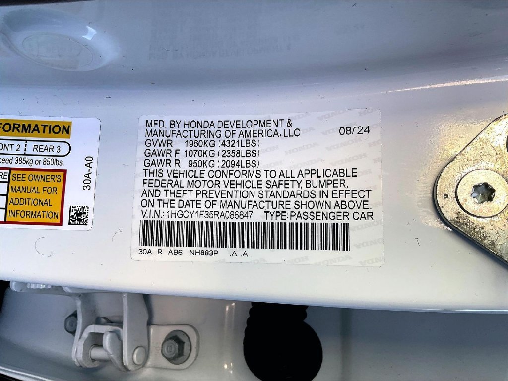 Used 2024 Honda Accord EX image 33