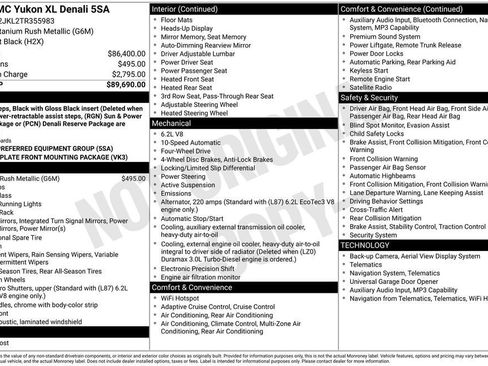 New 2026 GMC Yukon XL Denali AWD/4WD image 25