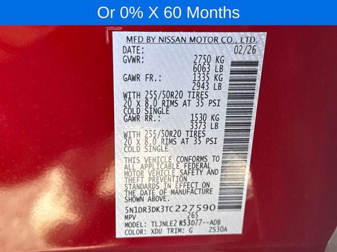 New 2026 Nissan Pathfinder Platinum AWD/4WD image 29