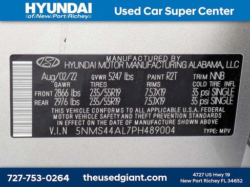 Certified 2023 Hyundai Santa Fe Limited FWD image 45