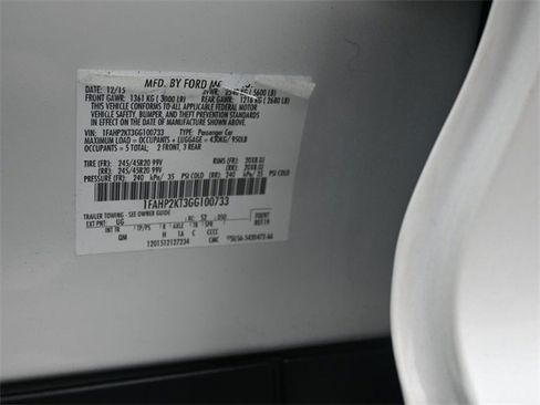 Used 2016 Ford Taurus SHO w/ Equipment Group 401A image 17